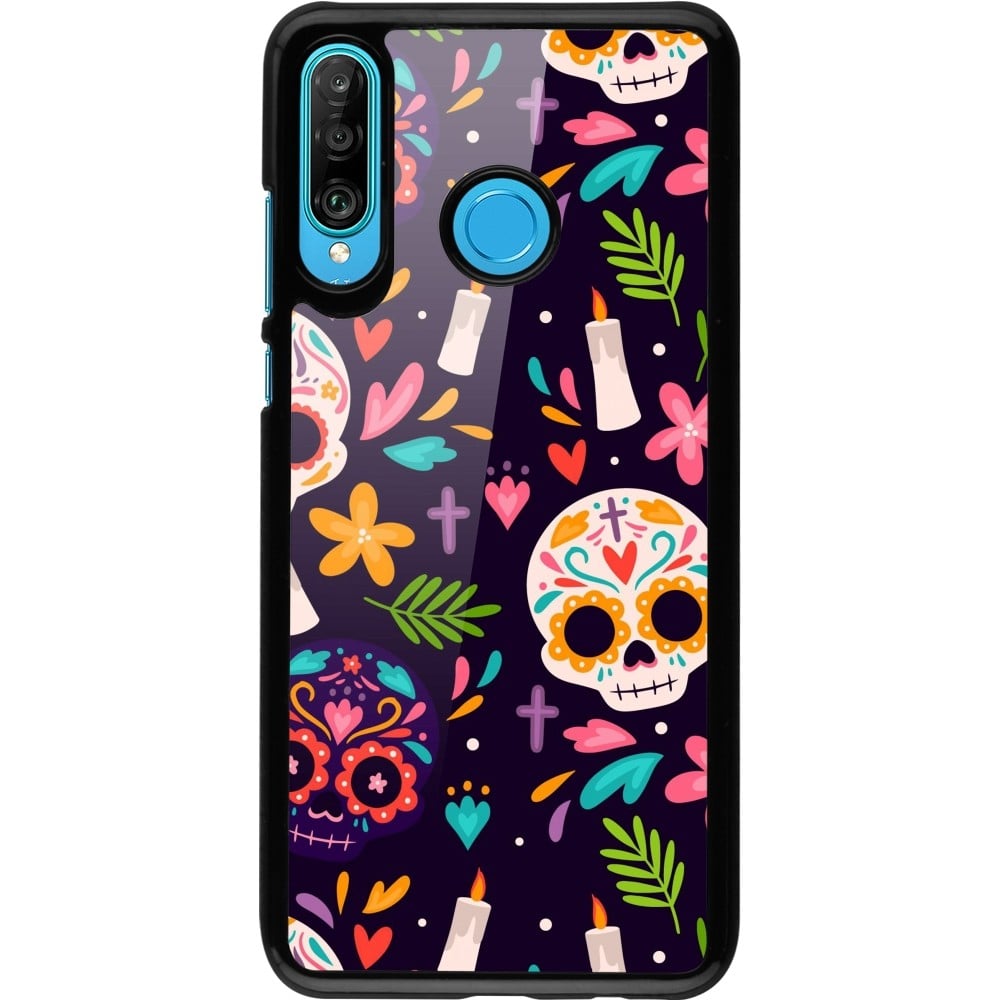 Coque Huawei P30 Lite - Halloween 2023 mexican style