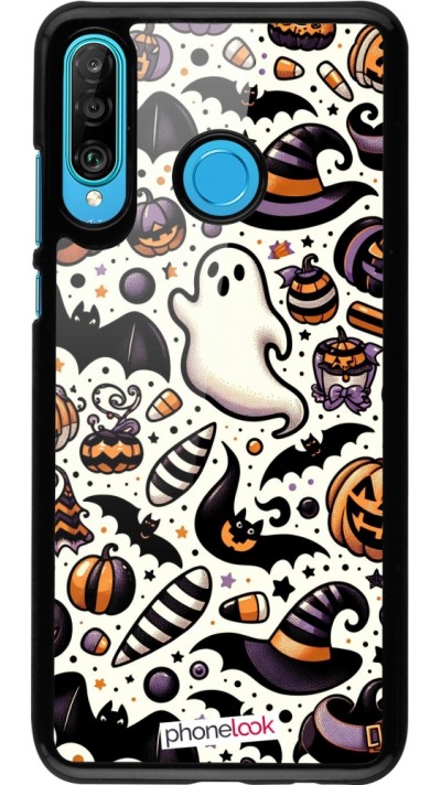 Coque Huawei P30 Lite - Halloween 2024 Cute Pattern