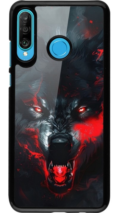 Coque Huawei P30 Lite - Halloween 2024 mad werewolf