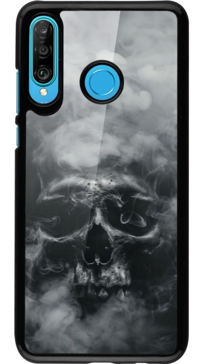 Coque Huawei P30 Lite - Halloween 2024 smoky skull