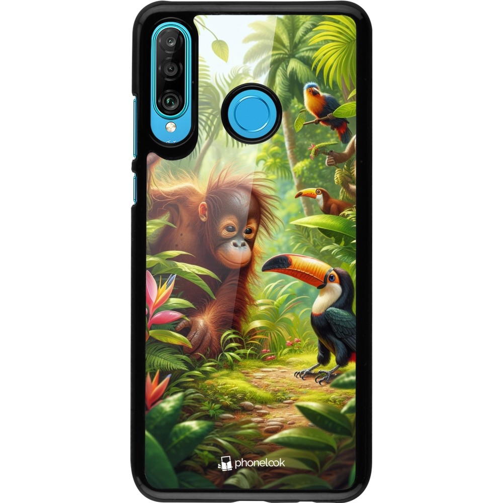 Coque Huawei P30 Lite - Jungle Tropicale Tayrona