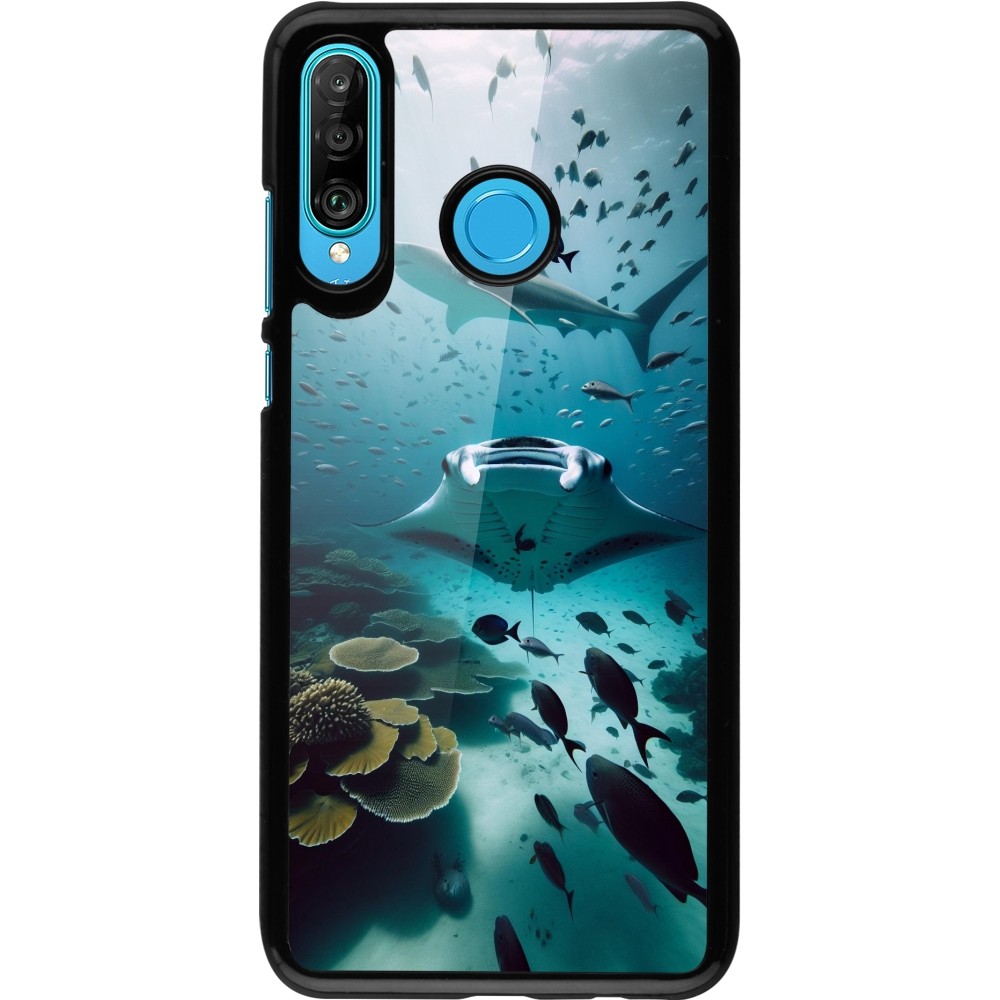 Coque Huawei P30 Lite - Manta Lagon Nettoyage