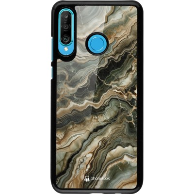 Coque Huawei P30 Lite - Marbre Olive