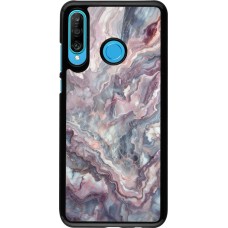 Coque Huawei P30 Lite - Marbre violette argentée