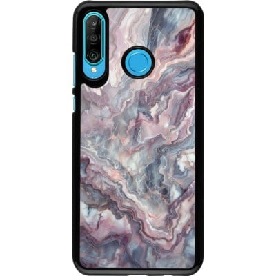 Coque Huawei P30 Lite - Marbre violette argentée