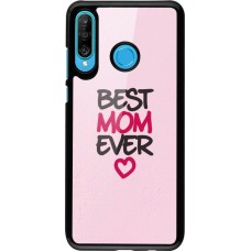 Coque Huawei P30 Lite - Mom 2023 best Mom ever pink