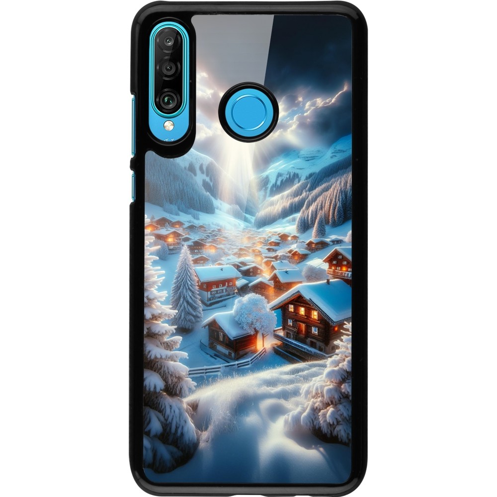 Coque Huawei P30 Lite - Mont Neige Lumière