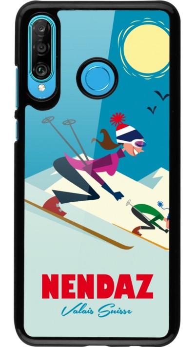 Coque Huawei P30 Lite - Nendaz Ski Downhill