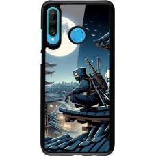 Coque Huawei P30 Lite - Ninja sous la lune