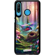 Coque Huawei P30 Lite - Oiseau Nid Forêt