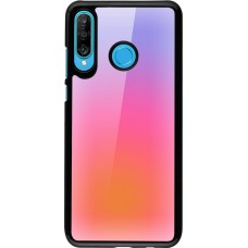 Coque Huawei P30 Lite - Orange Pink Blue Gradient