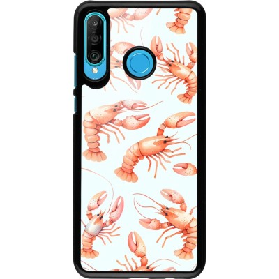 Coque Huawei P30 Lite - Pattern de homards pastels