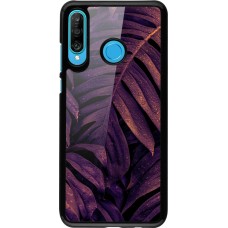 Coque Huawei P30 Lite - Purple Light Leaves