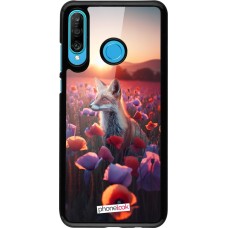 Coque Huawei P30 Lite - Renard pourpre au crépuscule