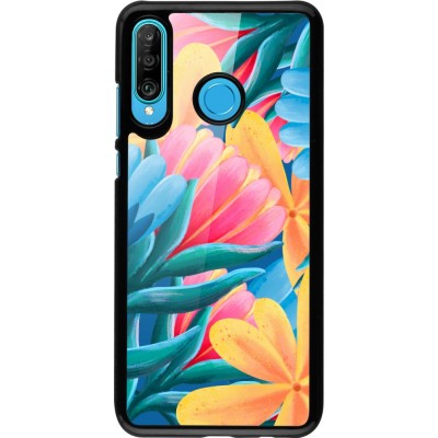 Coque Huawei P30 Lite - Spring 23 colorful flowers