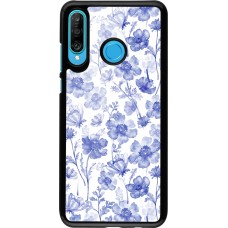 Coque Huawei P30 Lite - Spring 23 watercolor blue flowers