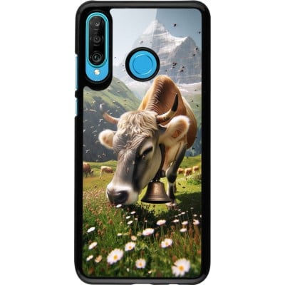 Coque Huawei P30 Lite - Vache montagne Valais