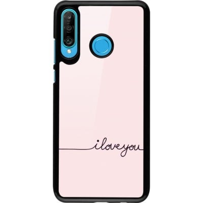 Coque Huawei P30 Lite - Valentine 2023 i love you writing