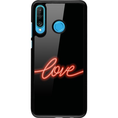 Coque Huawei P30 Lite - Valentine 2023 neon love