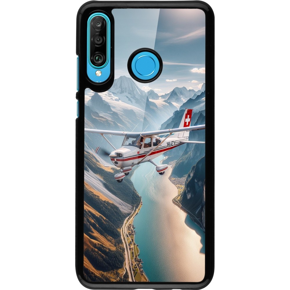 Coque Huawei P30 Lite - Vol Alpin Suisse