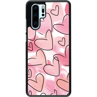 Coque Huawei P30 Pro - Easter 2023 pink hearts