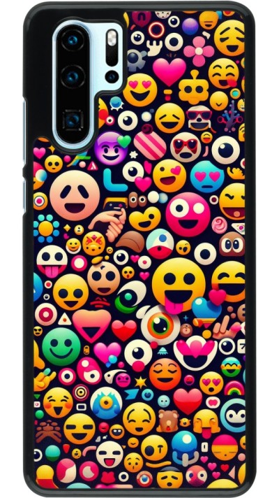 Coque Huawei P30 Pro - Emoji Mix Color