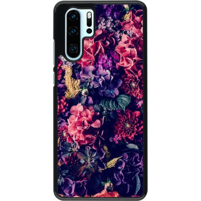 Coque Huawei P30 Pro - Flowers Dark