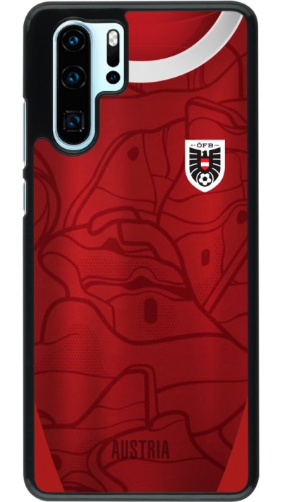 Coque Huawei P30 Pro - Maillot de football Autriche personnalisable