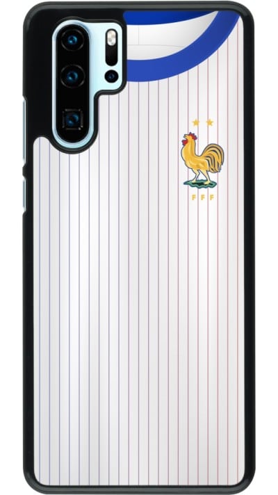 Coque Huawei P30 Pro - Maillot de football France Extérieur personnalisable