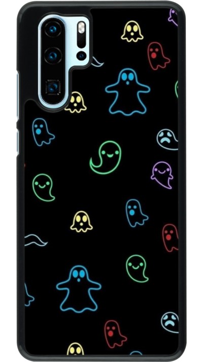 Coque Huawei P30 Pro - Halloween 2024 colorful ghosts