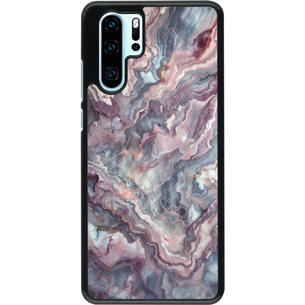 Coque Huawei P30 Pro - Marbre violette argentée