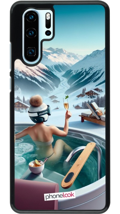 Coque Huawei P30 Pro - Montagne Glamour Jacuzzi