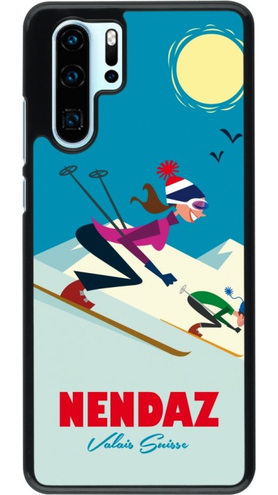 Coque Huawei P30 Pro - Nendaz Ski Downhill