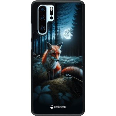 Coque Huawei P30 Pro - Renard lune forêt