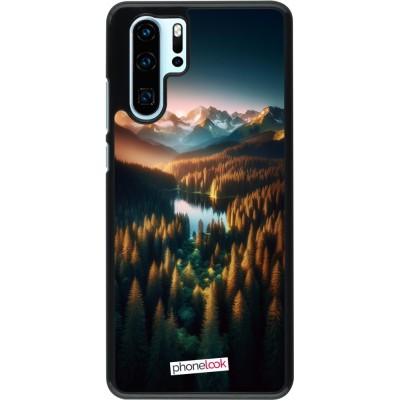 Coque Huawei P30 Pro - Sunset Forest Lake