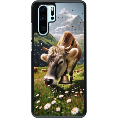 Coque Huawei P30 Pro - Vache montagne Valais