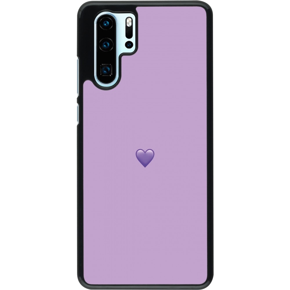 Coque Huawei P30 Pro - Valentine 2023 purpule single heart