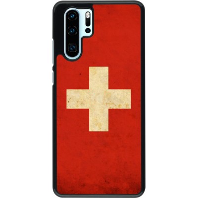 Coque Huawei P30 Pro - Vintage Flag SWISS