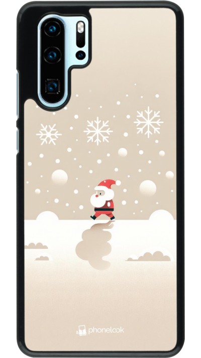 Coque Huawei P30 Pro - Noël 2023 Minimalist Santa