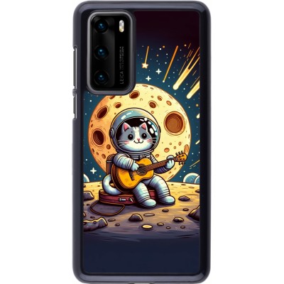 Coque Huawei P40 - AstroCat RockLune