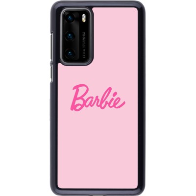 Coque Huawei P40 - Barbie Text