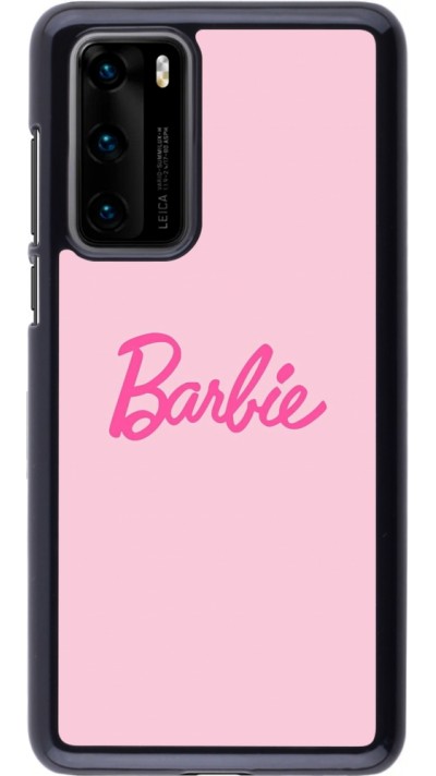 Coque Huawei P40 - Barbie Text