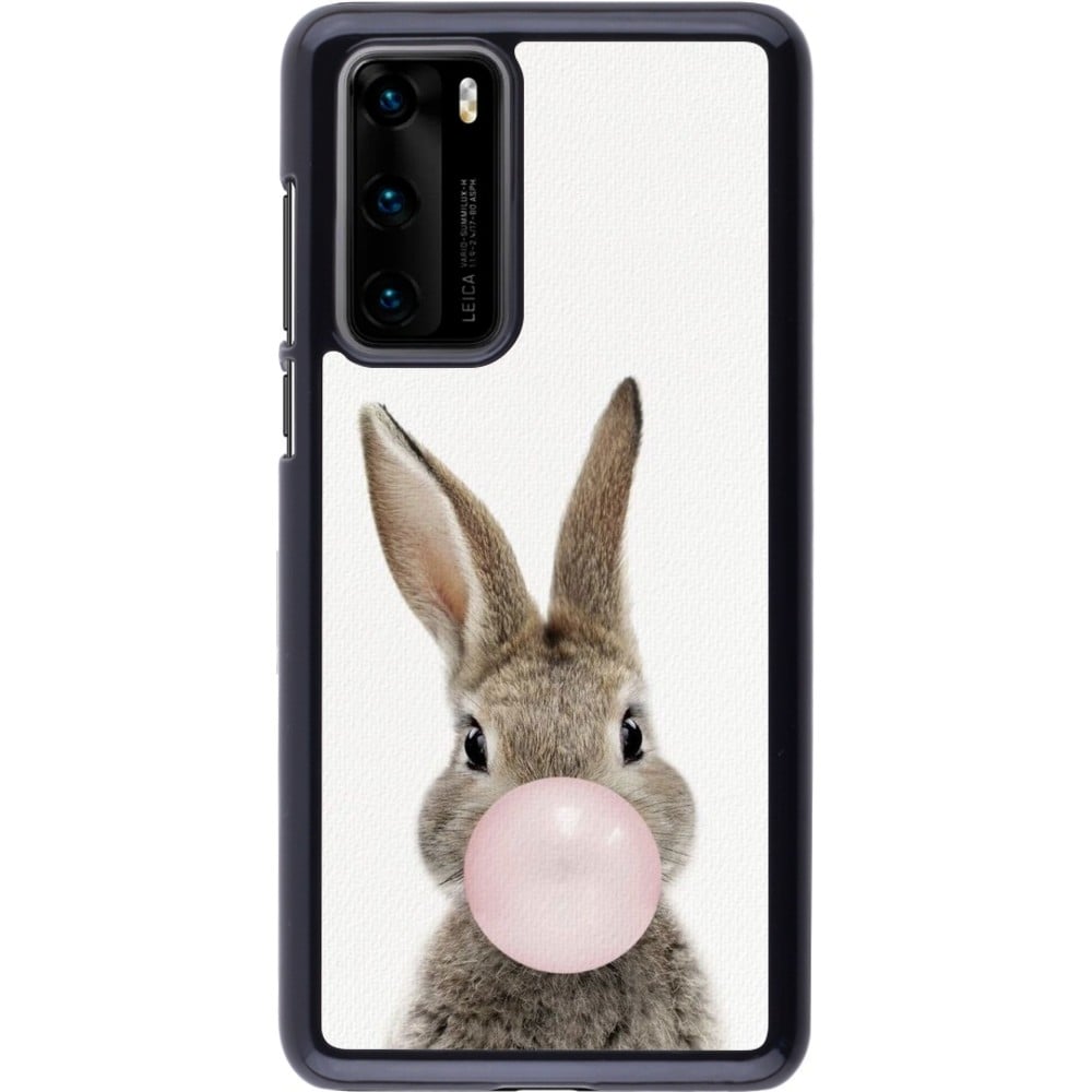 Coque Huawei P40 - Easter 2023 bubble gum bunny