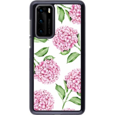 Coque Huawei P40 - Easter 2024 pink flowers