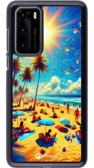 Coque Huawei P40 - Été Paradis Paint