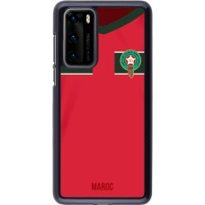 Huawei P40 Case Hülle - Marokko 2022 personalisierbares Fussballtrikot