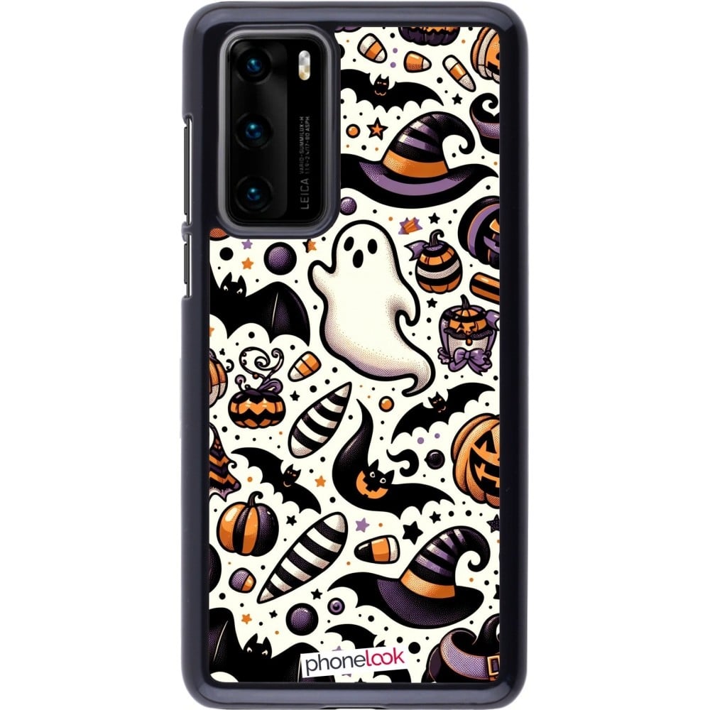 Coque Huawei P40 - Halloween 2024 Cute Pattern