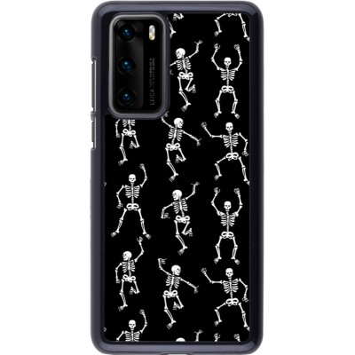 Coque Huawei P40 - Halloween 2024 dancing skeleton