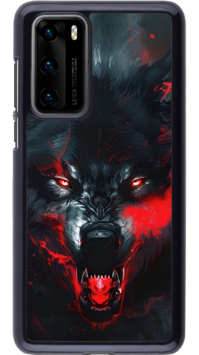 Coque Huawei P40 - Halloween 2024 mad werewolf