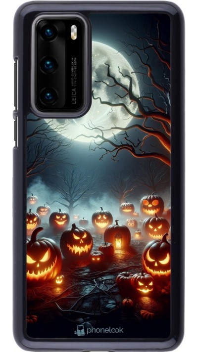 Coque Huawei P40 - Halloween 2024 Many Pumpkins